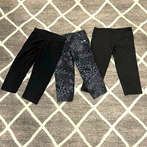 Bundle of 3/4 Length Leggings, All size 6 / 6X